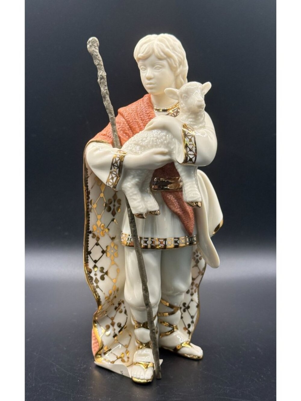 Lenox First Blessing Shepherd Boy with Lamb 6119218 Nativity NWT 2001